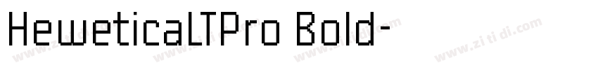 HeweticaLTPro Bold字体转换